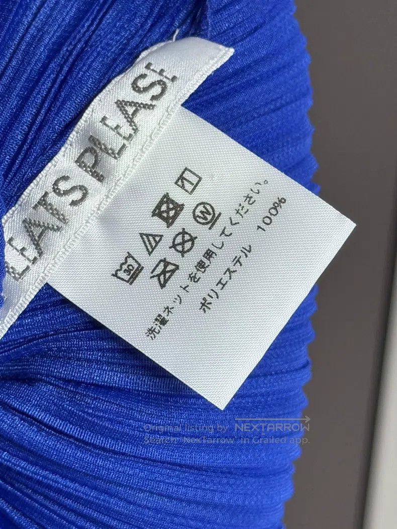 Issey Miyake Issey Miyake Dark Blue Bud Short Sleeve Top Size M / US 6-8 / IT 42-44 - 3 Thumbnail