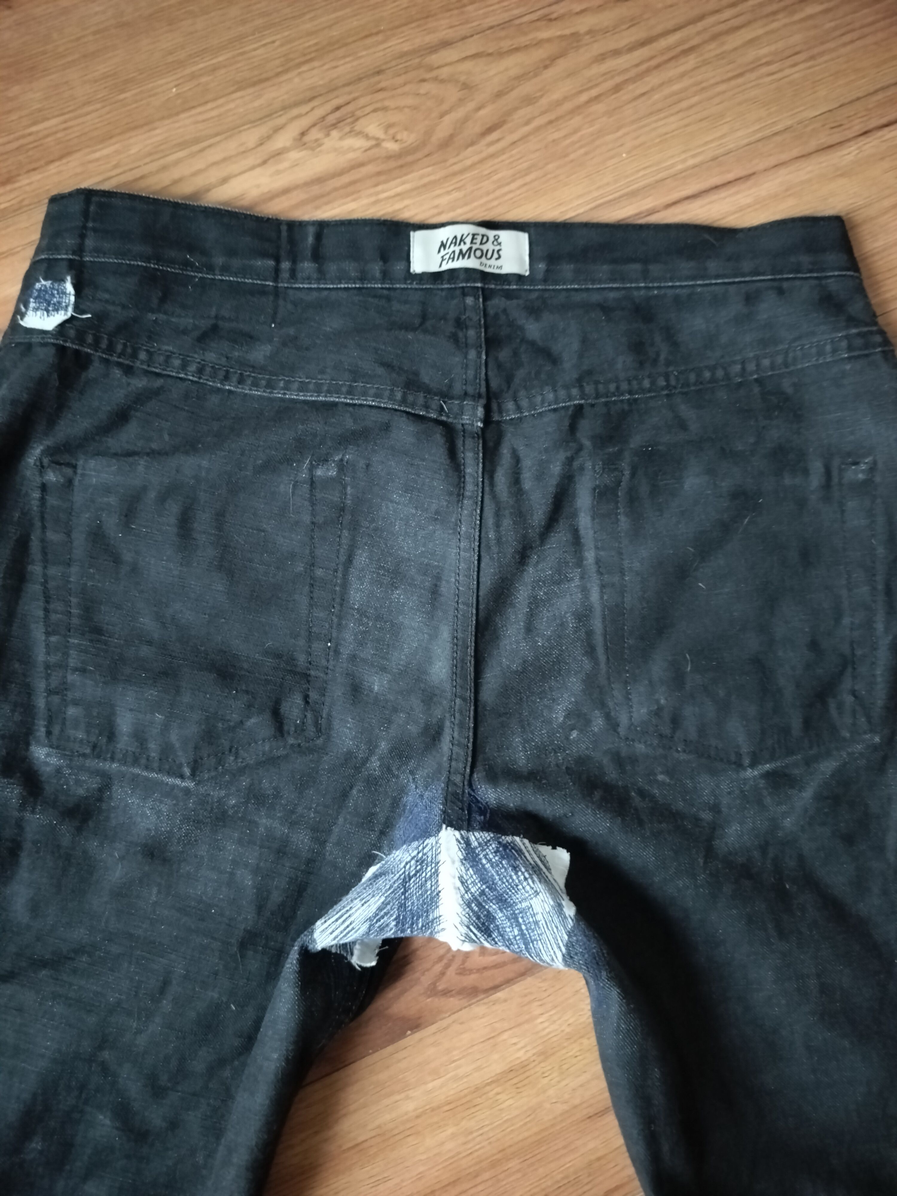 Naked & Famous Naked and Famous Black Denim Easy Guy 33 Size US 33 - 6 Thumbnail