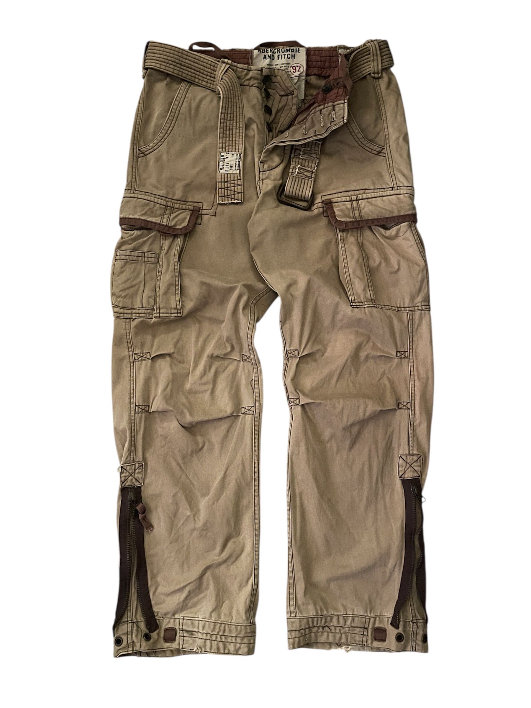 Abercrombie & Fitch A&F Combat Ultra Heavy Cargo Beige Size XL Size US 36 / EU 52 - 1 Thumbnail