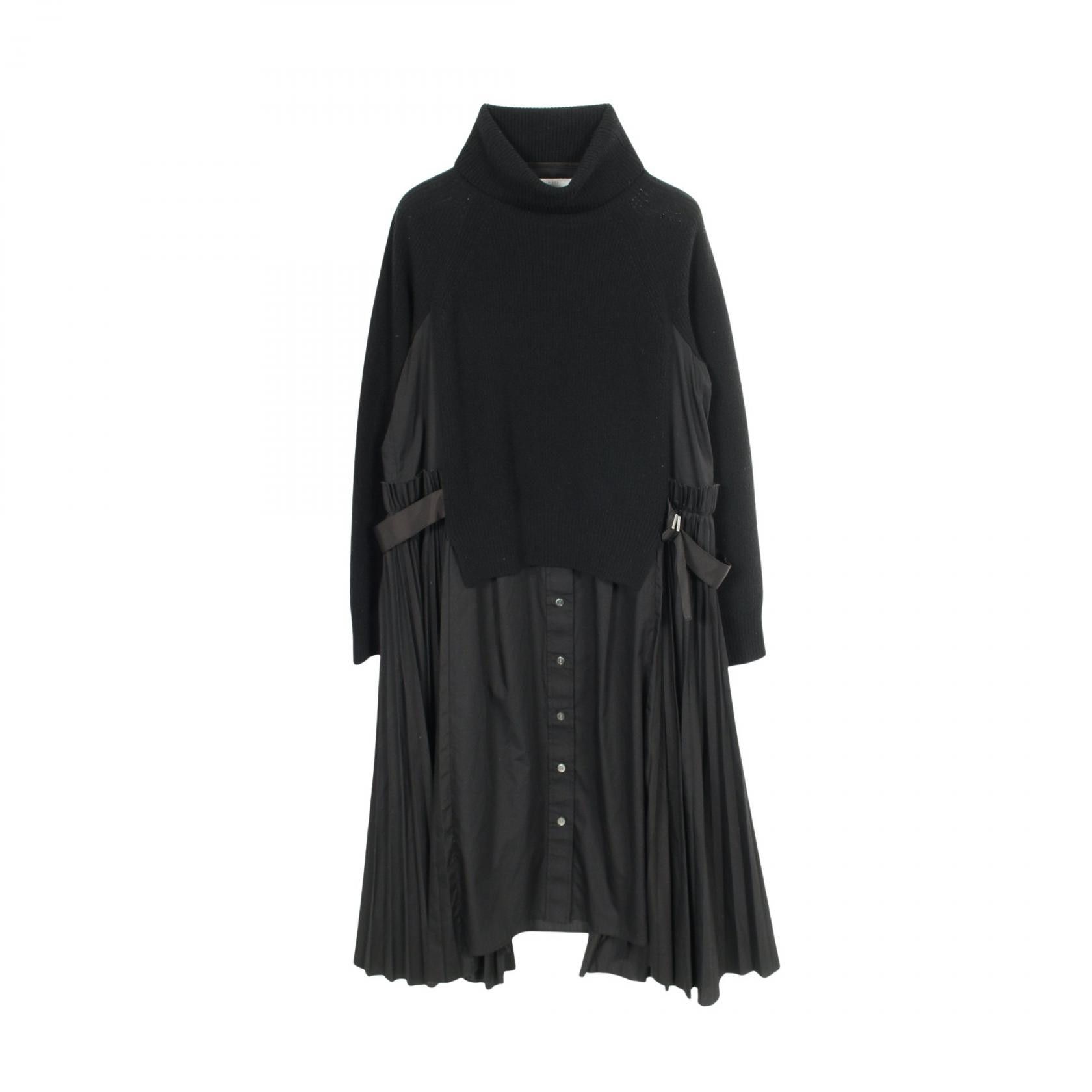 Sacai Sacai Sacai Wool Polyester Dress Textile Dresses DUTY FREE for USA Size ONE SIZE - 1 Thumbnail