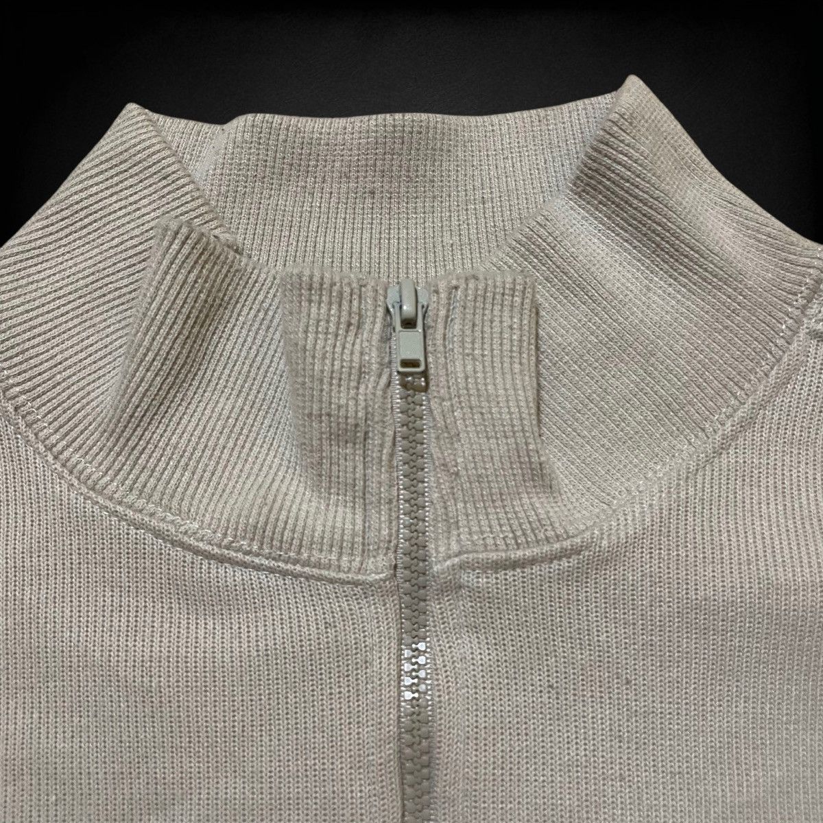 MCM Vintage 90s MCM Légère Quarter-Zip Ribbed Sweatshirt Size US S / EU 44-46 / 1 - 4 Thumbnail