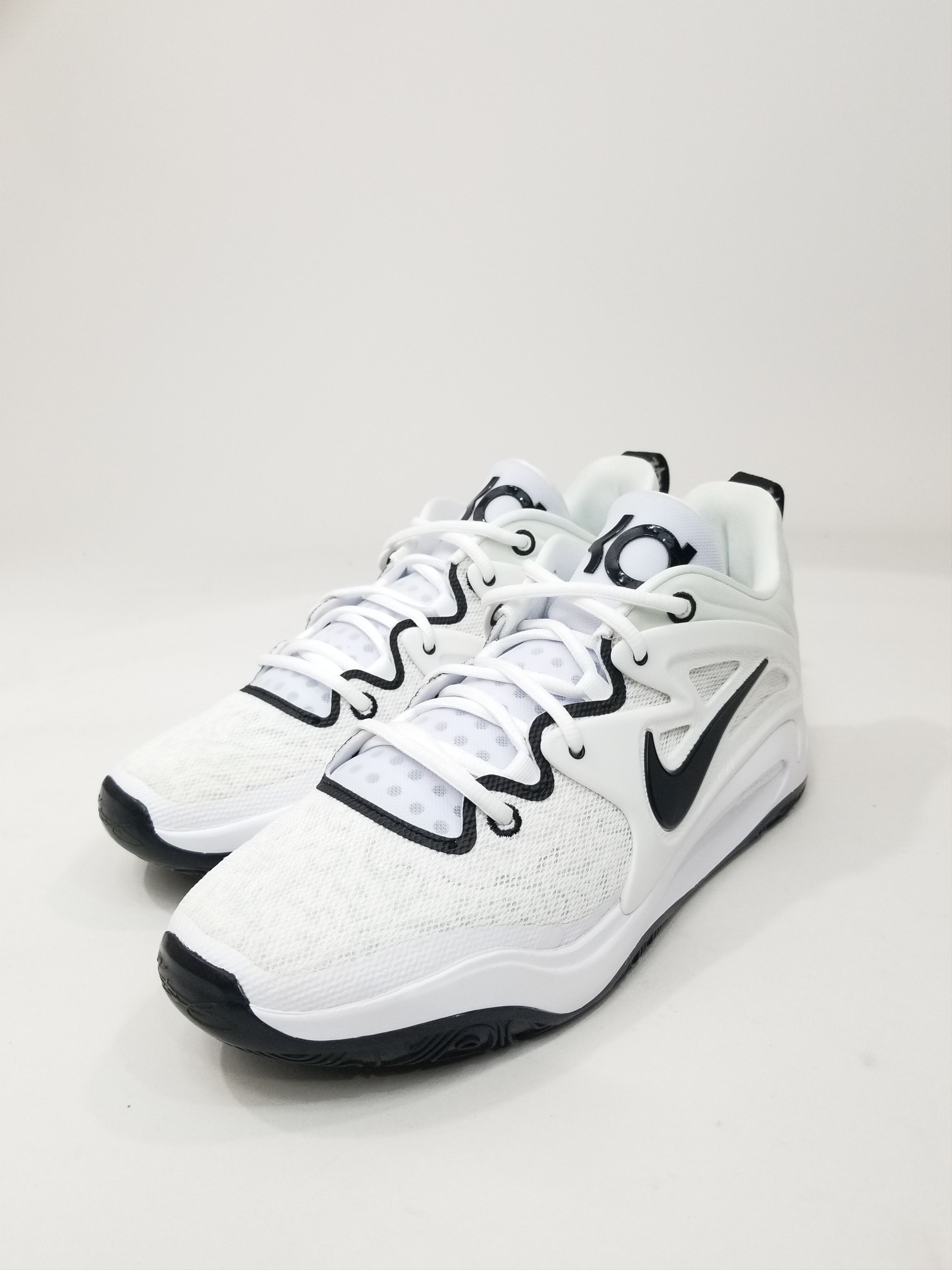 image of Nike Kd15 Tb Promo White Black Basketball Shoes Size 13, Men's