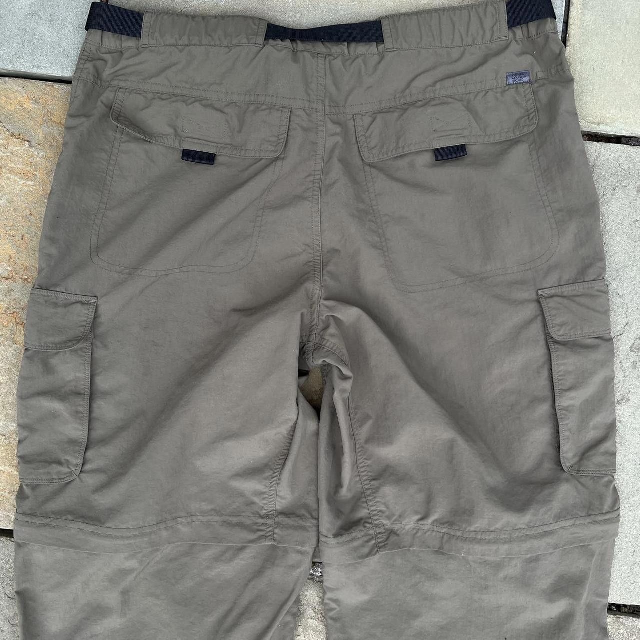 Eastern Mountain Sports Dark Khaki Green Gorpcore Convertible Utility Cargo Pants Size US 36 / EU 52 - 6 Thumbnail