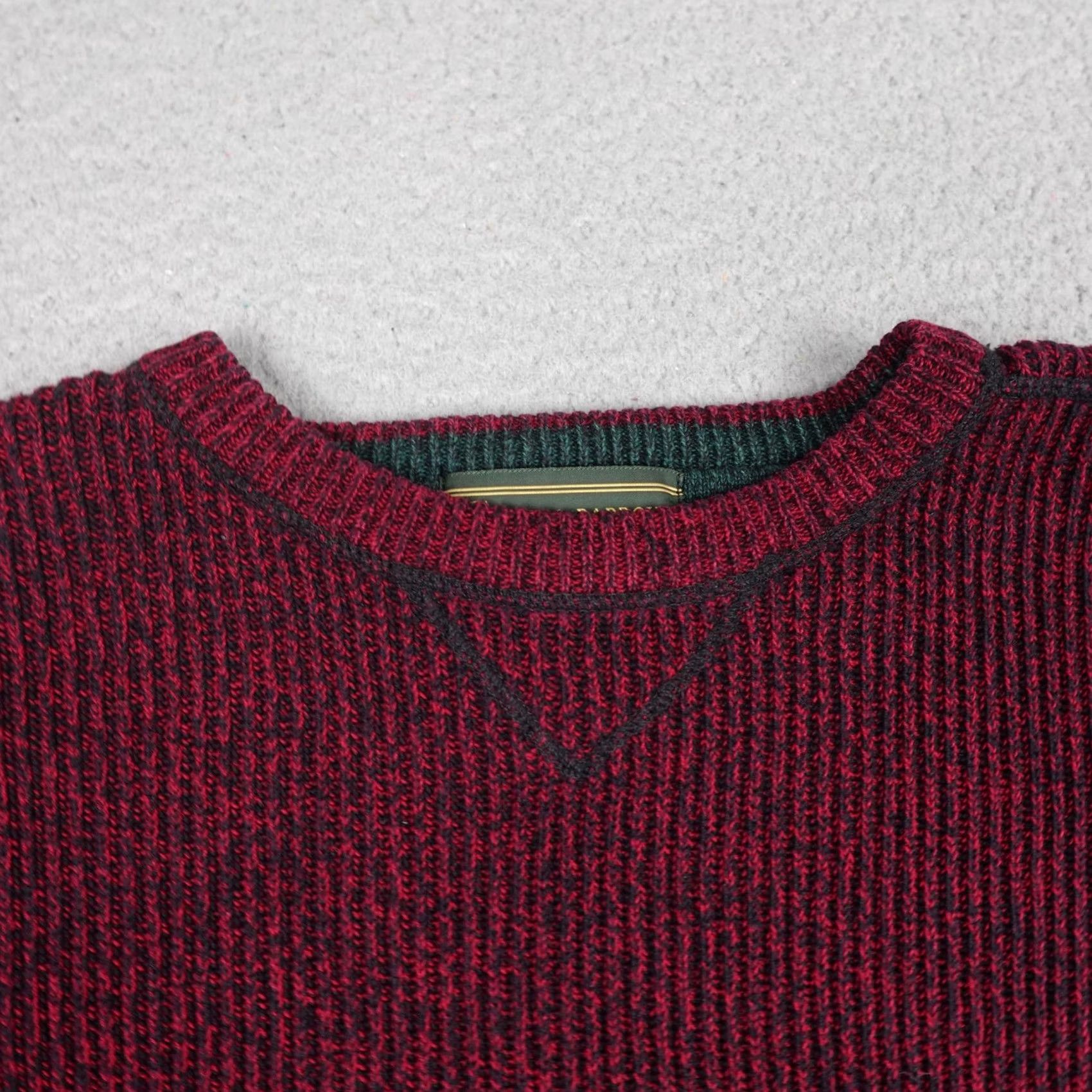 Croft & Barrow VINTAGE Croft & Barrow Sweater Mens Large Red Black Knit Crewneck Pullover 90s Size US L / EU 52-54 / 3 - 4 Thumbnail