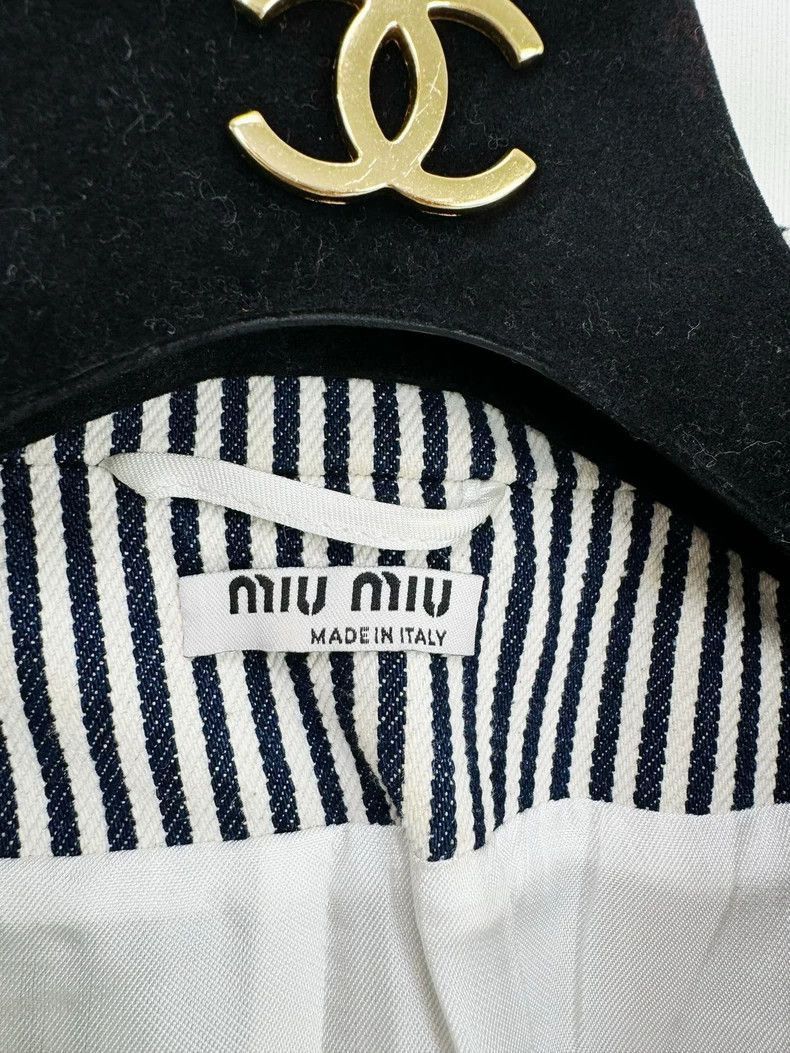 Prada Miu Miu Striped Suit Set for Spring Autumn -2505 Size M / US 6-8 / IT 42-44 - 3 Thumbnail