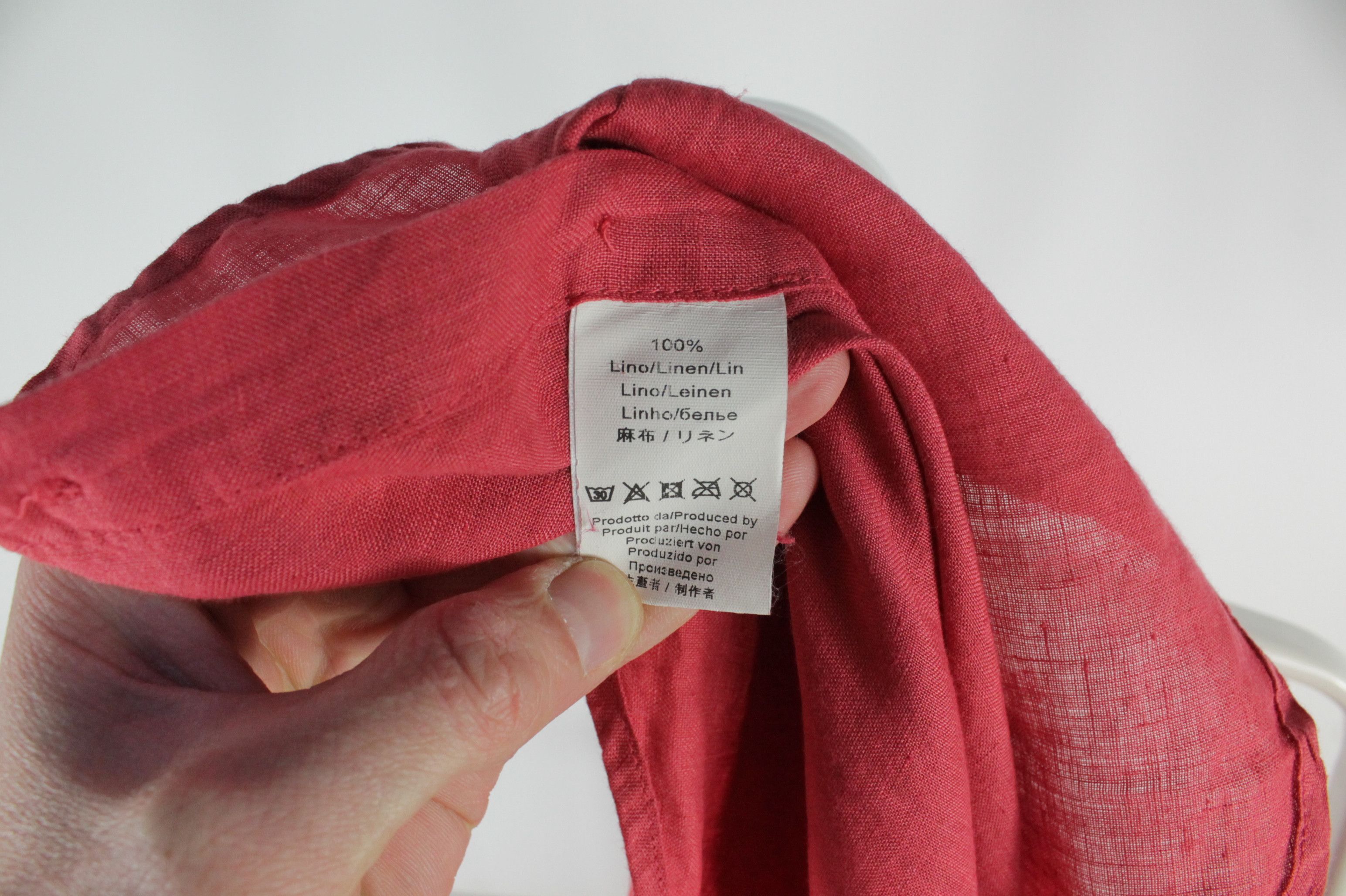 Other TP'S Natural Tex Red Linen Casual Relax Fit Shirt Men's Size US M / EU 48-50 / 2 - 7 Thumbnail