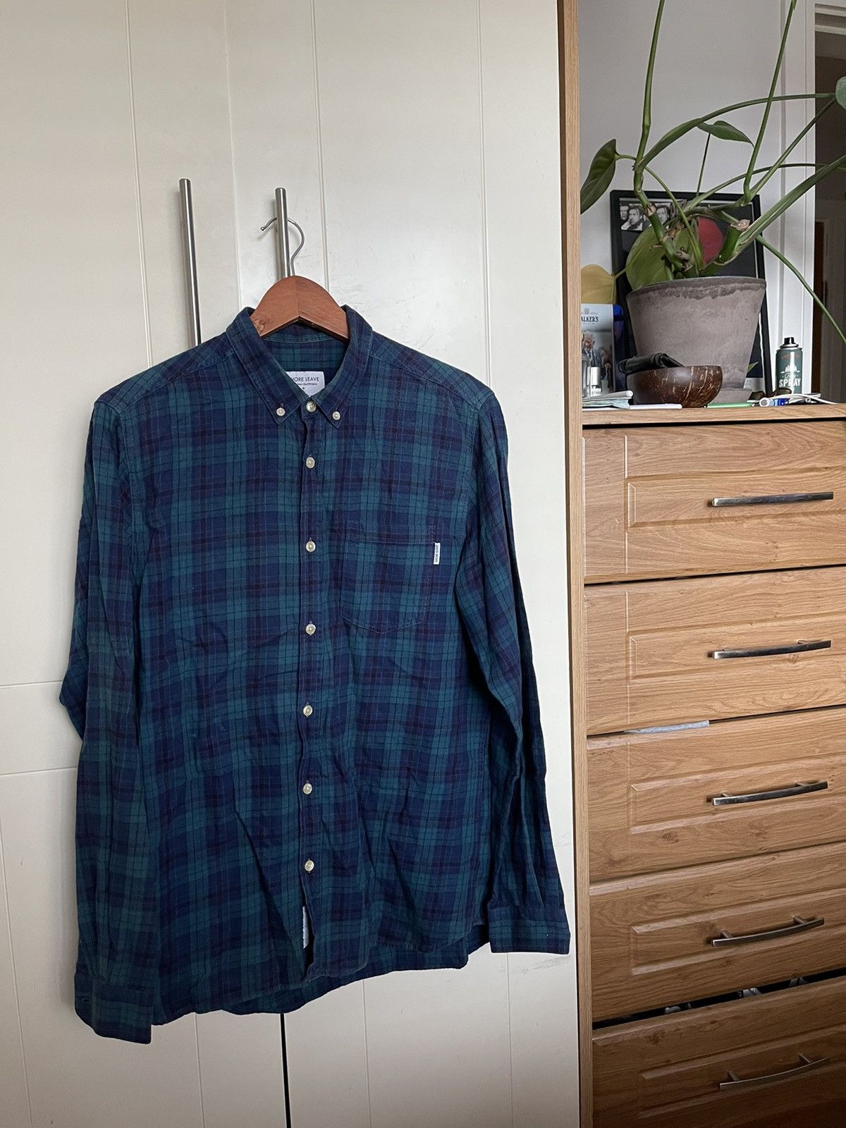 Shore Leave Shore Leave button up check blue flannel shirt Size US M / EU 48-50 / 2 - 1 Thumbnail