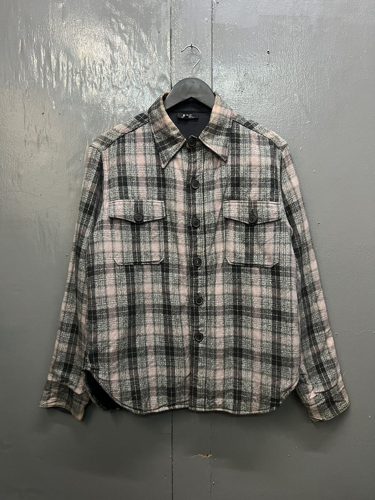 A.P.C. APC Plaid Tartan Flannel Shirt Size US S / EU 44-46 / 1 - 1 Thumbnail