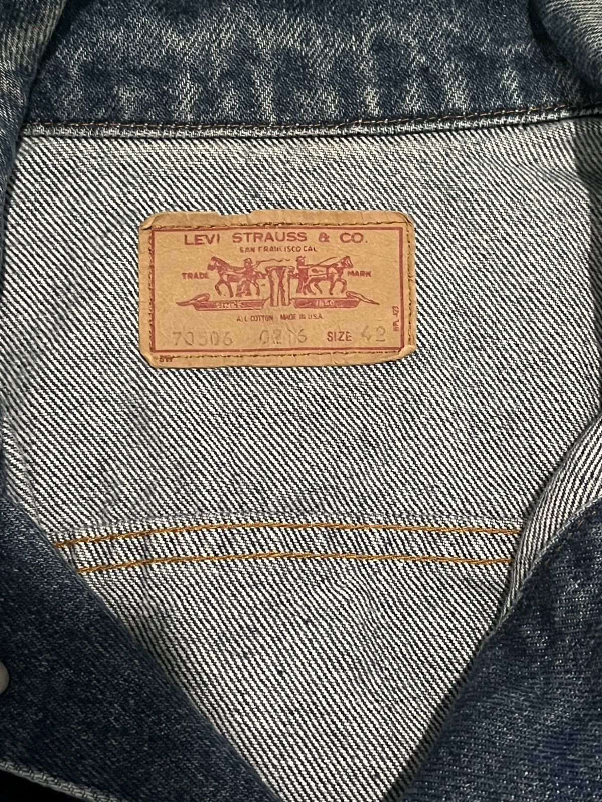 Levi's × Levi's Vintage Clothing Vintage 1970s Levi’s denim jacket Size US M / EU 48-50 / 2 - 3 Thumbnail