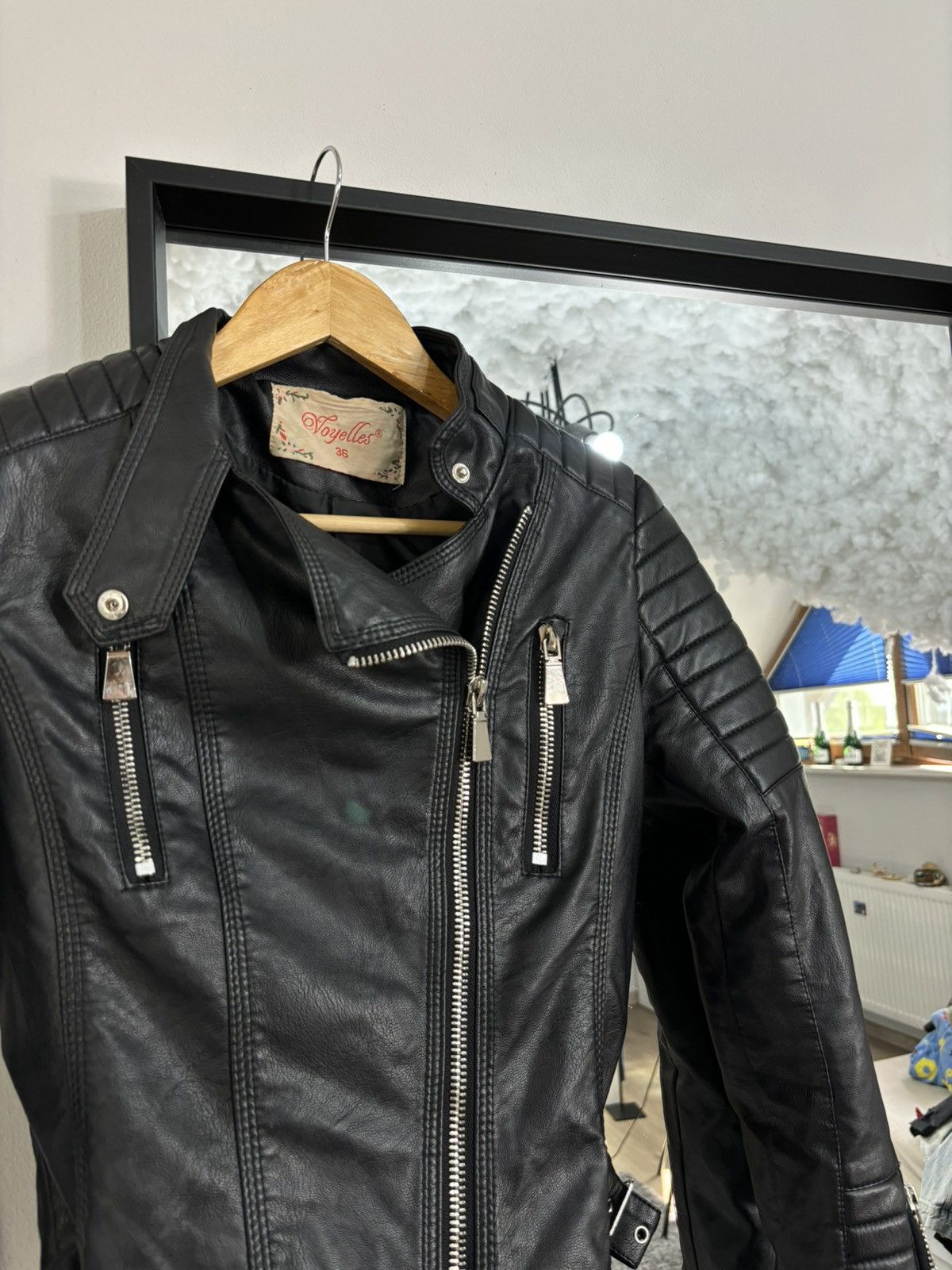 Japanese Brand × Vintage 2000s Japan Cropped Washed Leather Bomber Jacket Avant Garde Size US S / EU 44-46 / 1 - 4 Thumbnail