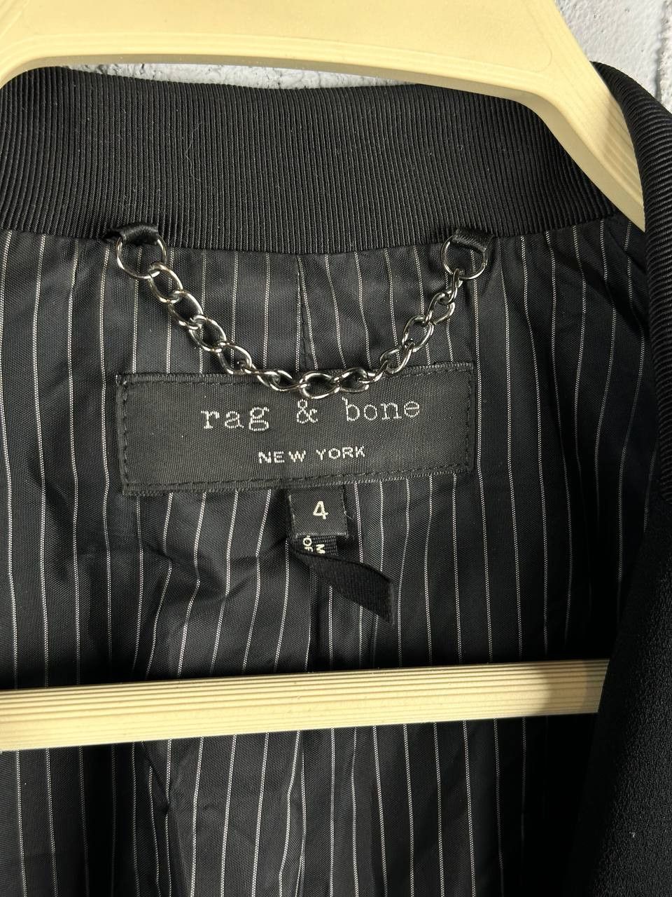 Rag & Bone Rag Bone New York Luxury Black Woman's Blazer Made In USA Size S / US 4 / IT 40 - 4 Thumbnail