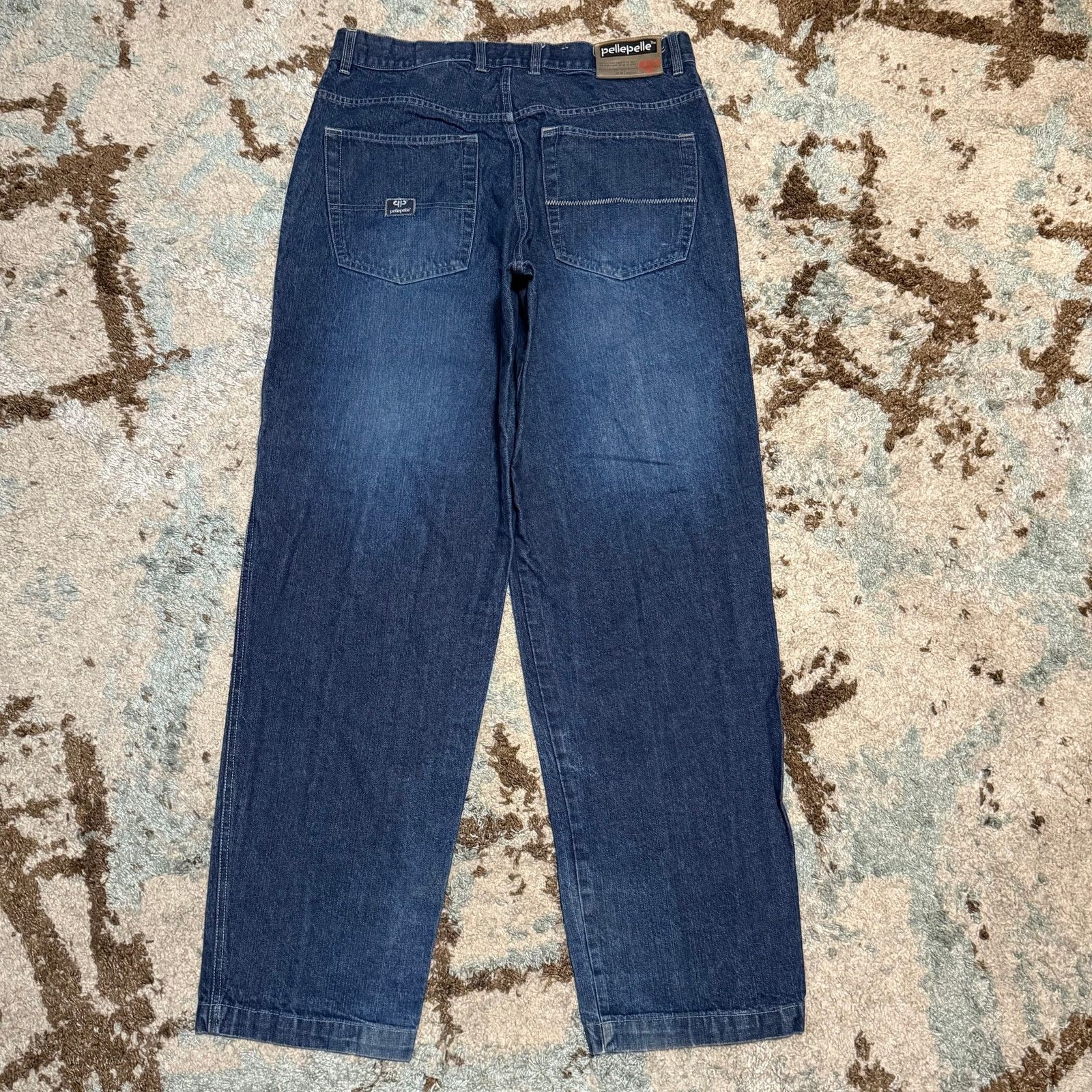 Pelle Pelle Vintage Pelle Pelle Baggy Jeans Size 36x33 90s Y2K Size US 36 / EU 52 - 1 Thumbnail