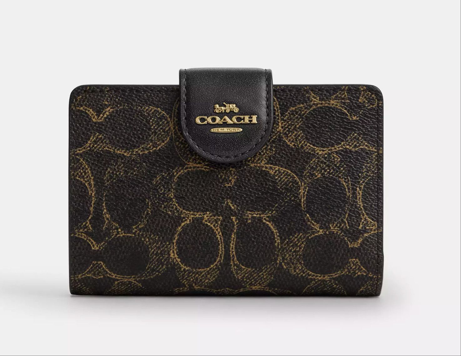 Coach Medium Corner Zip Wallet In Loved Signature Canvas CEC28 Size ONE SIZE - 7 Thumbnail