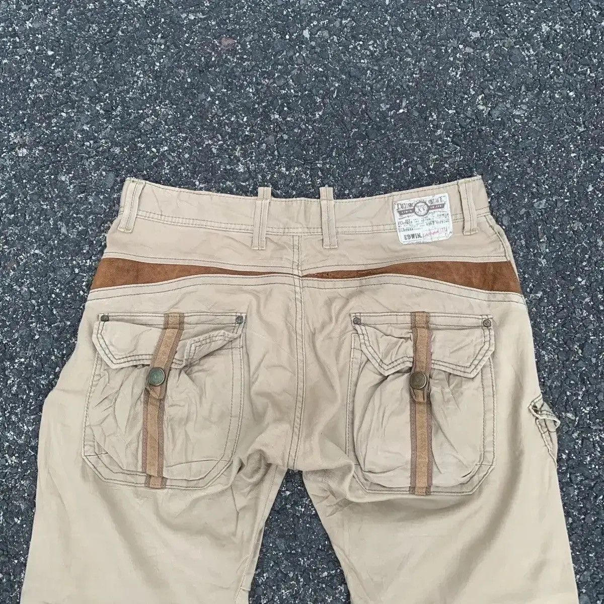 Edwin Japanese Vintage Trousers Big Pocket Faded Pants Size US 35 - 10 Thumbnail