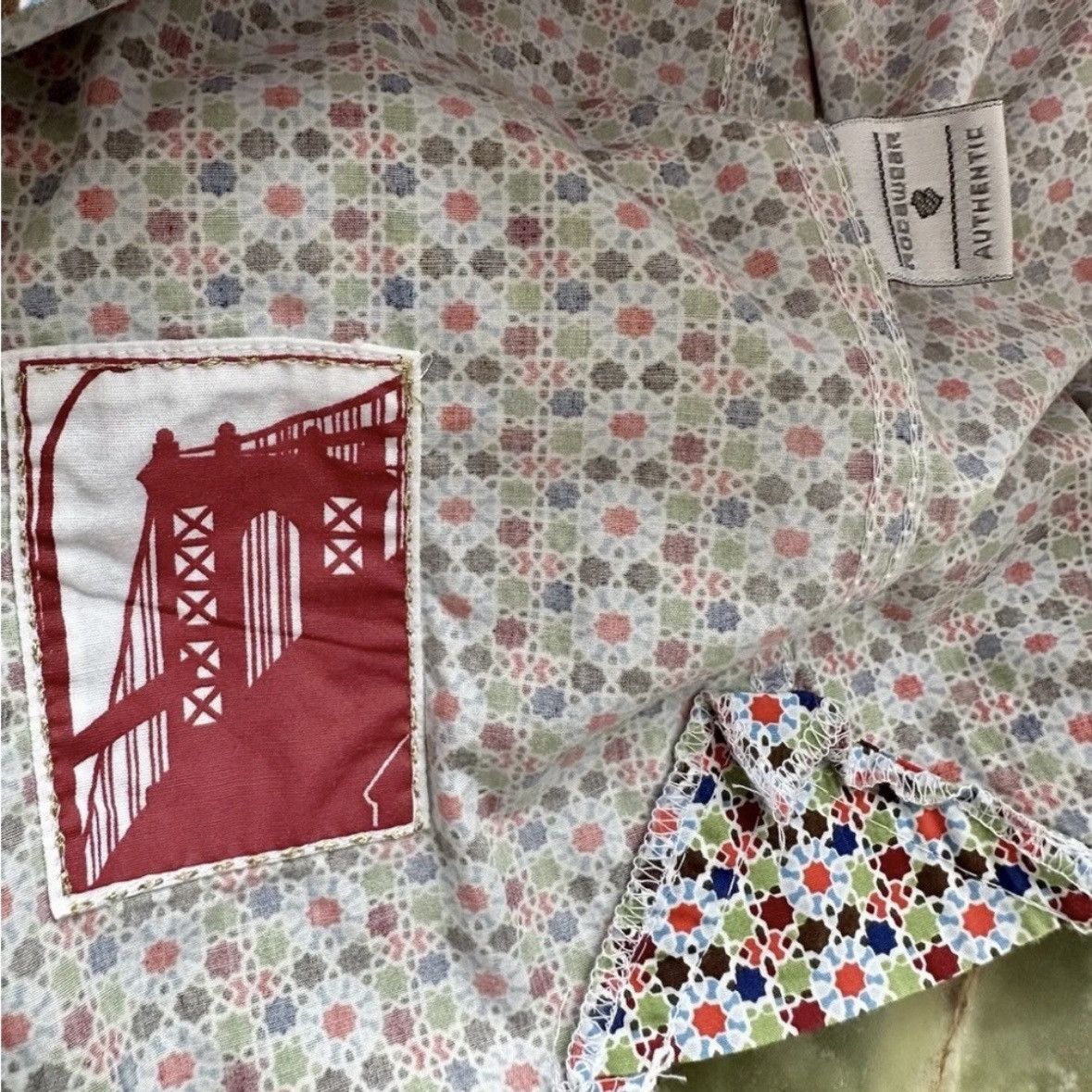 Rocawear VINTAGE Y2K ROCAWEAR DRESS SHIRT GEOMETRIC PATTERN JAY-Z 2XL Size US XXL / EU 58 / 5 - 10 Thumbnail