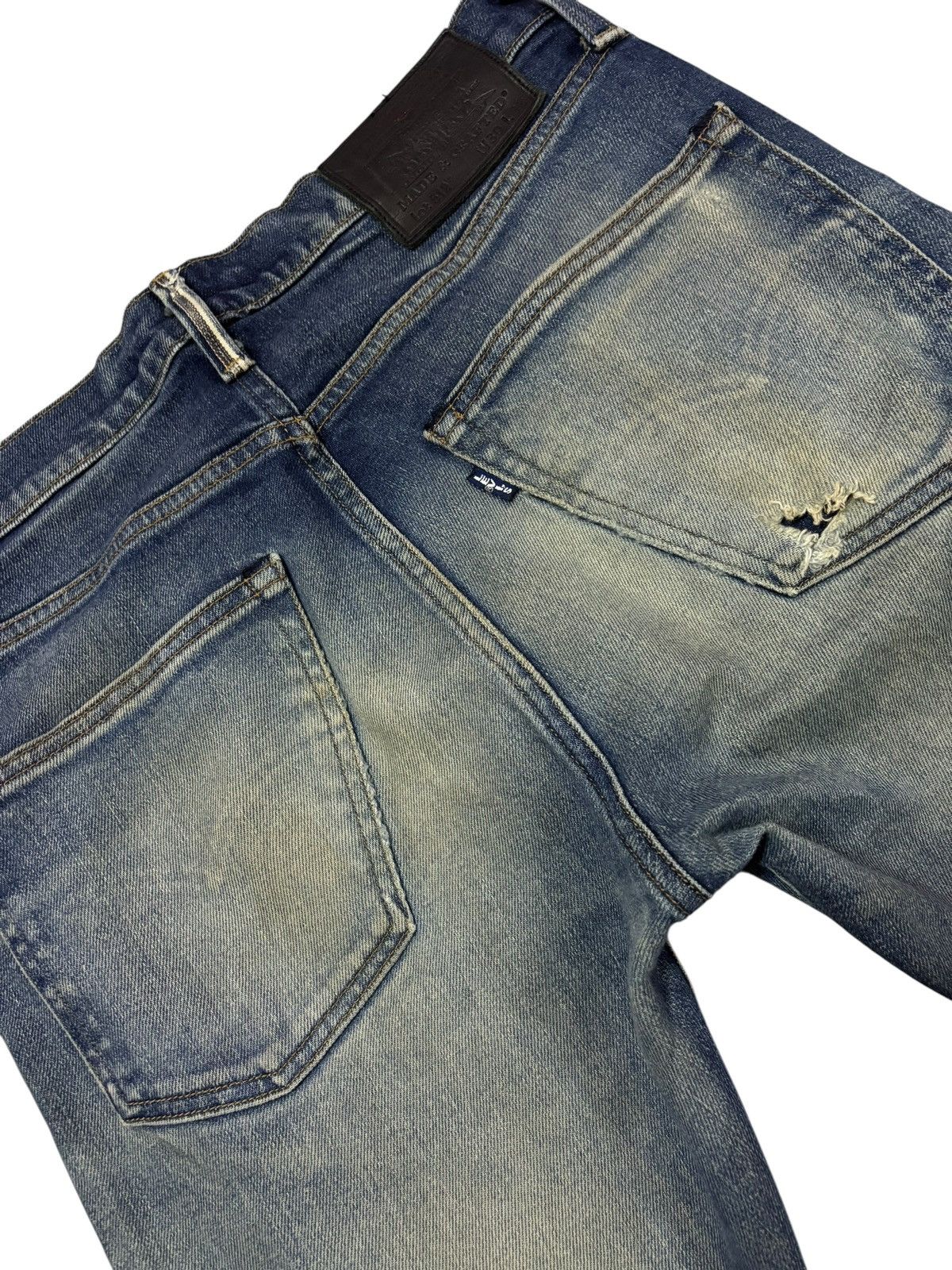 Levi's Vtg Y2k Levis Japan 512 Distressed Jeans Size US 30 / EU 46 - 5 Thumbnail