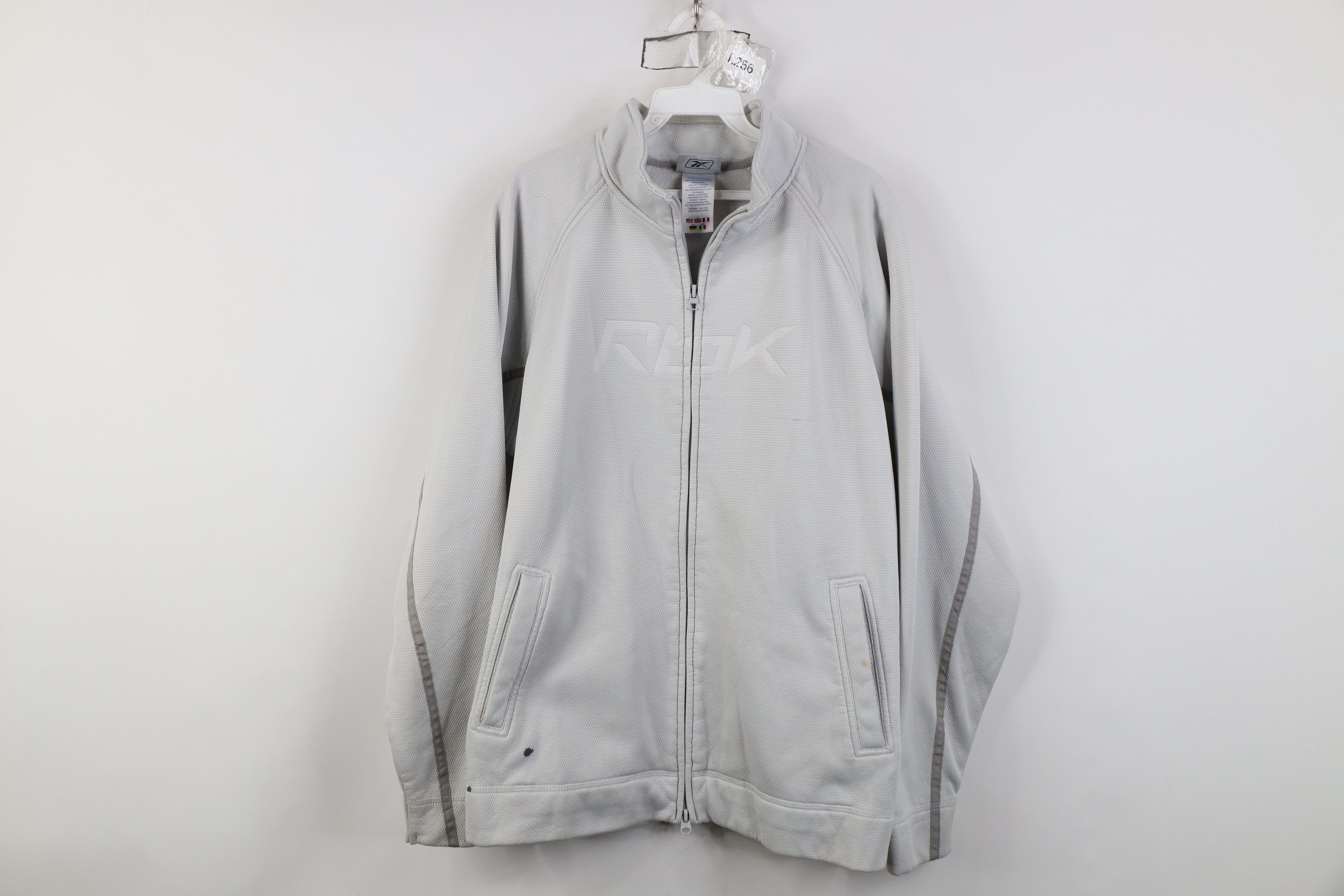 Reebok Vintage Reebok Heavyweight Full Zip Track Jacket Gray Size US M / EU 48-50 / 2 - 1 Thumbnail