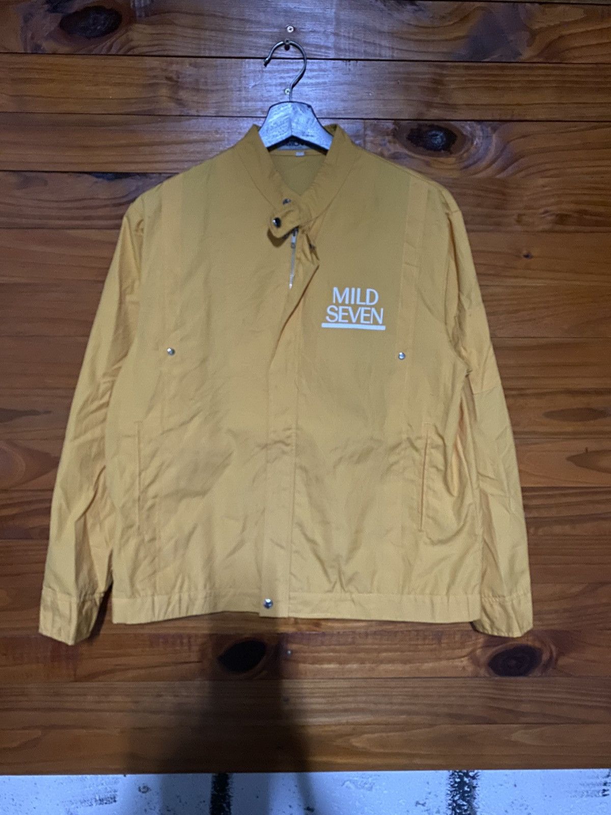 Vintage Vintage Mr. MOVAL Mild Seven Promo Nylon Jacket – Yellow Size US M / EU 48-50 / 2 - 3 Thumbnail