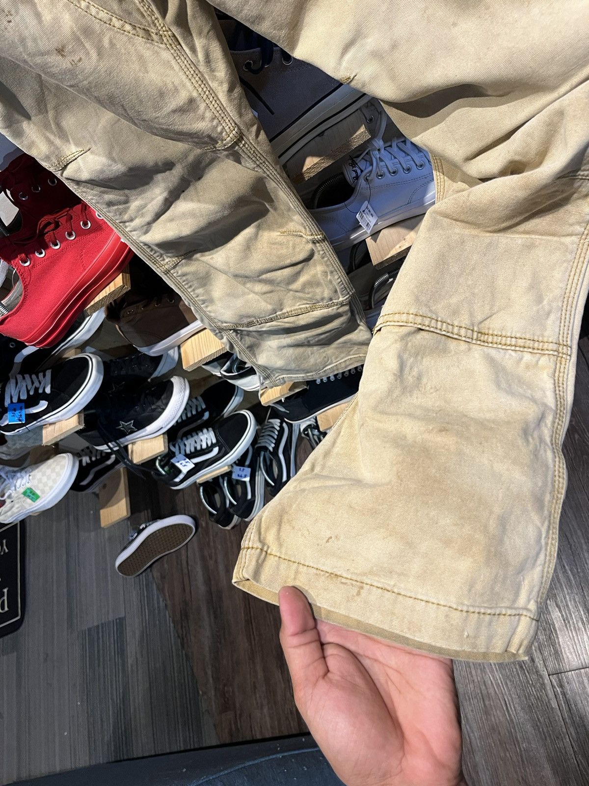 Carhartt × Vintage Vintage brown Carhartt insulated work carpenter pants Size US 36 / EU 52 - 6 Thumbnail