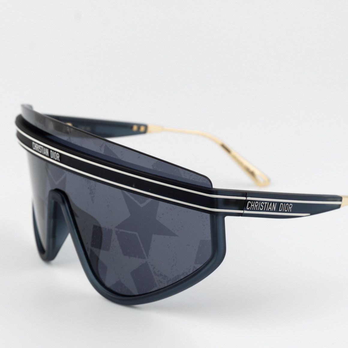 Dior Dior Women Sunglasses Matte Navy Blue Silver M2U 31B7 NEW Size ONE SIZE - 3 Thumbnail