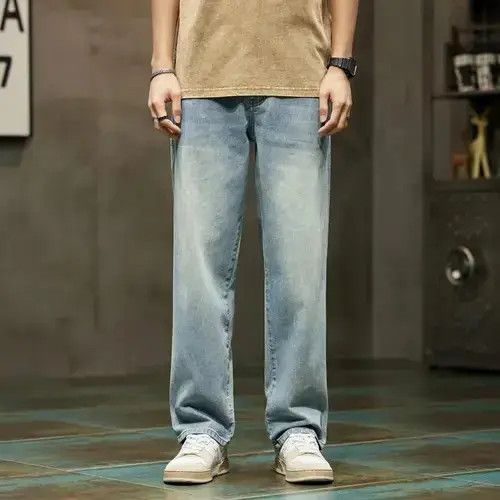Jean Loose Retro Blue Denim Size US 38 / EU 54 - 3 Thumbnail
