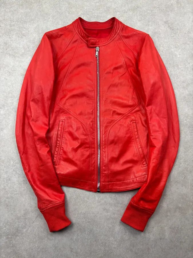 Rick Owens Rick Owens High Neck Intarsia Hammered Lamb Leather