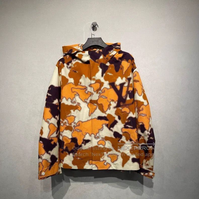 Louis Vuitton Louis Vuitton Map printed hooded assault jacket Size US L / EU 52-54 / 3 - 4 Thumbnail