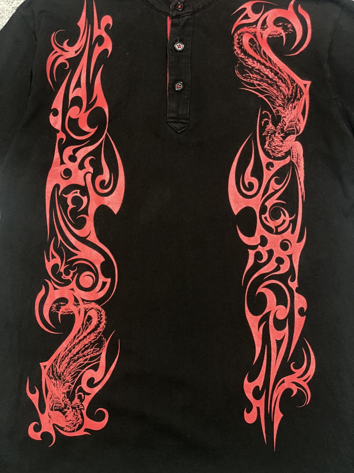 If Six Was Nine × Japanese Brand IKAZUCHI Half Button Double Layer Size US M / EU 48-50 / 2 - 2 Thumbnail