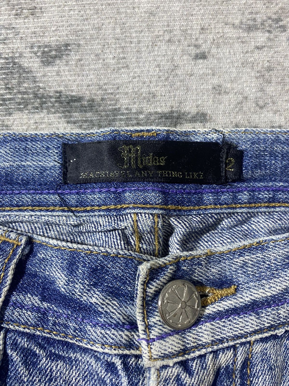 Japanese Brand × Vintage Midas flare dessert denim Size 32" / US 10 / IT 46 - 7 Thumbnail