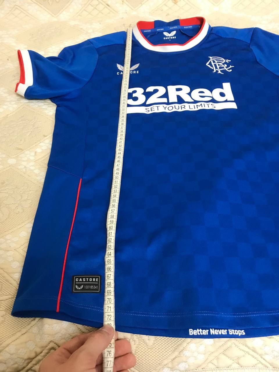 Vintage 🔥 Glasgow Rangers 2022 2023 Home Football Jersey Shirt Size US L / EU 52-54 / 3 - 12 Thumbnail