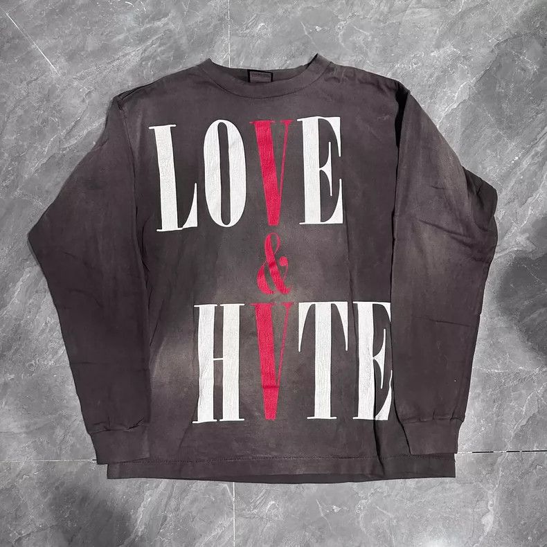 Saint Michael Saint Michael Washed black distressed long sleeved shirt Size US S / EU 44-46 / 1 - 1 Thumbnail