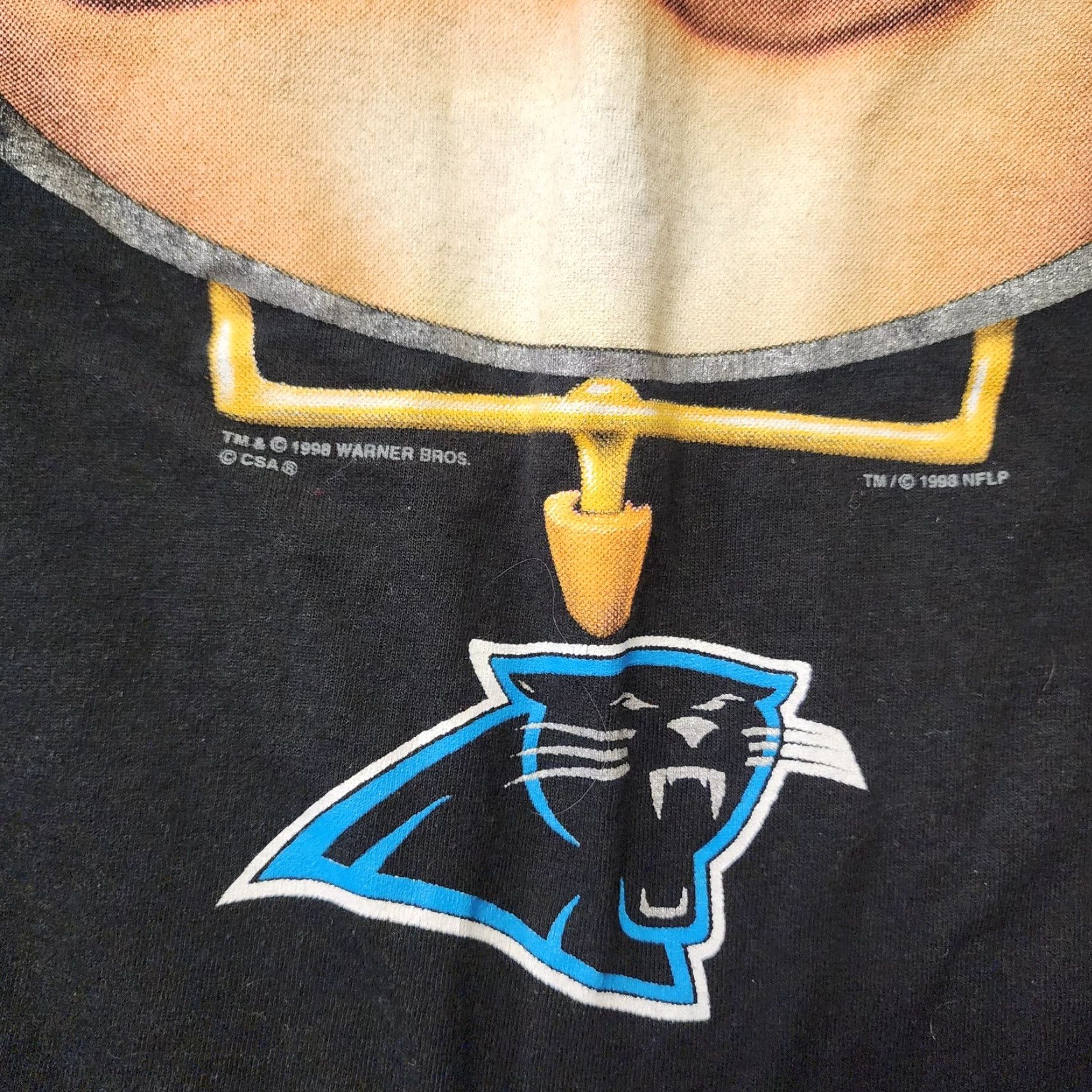 Vintage VINTAGE 90s Tazz Carolina Panthers T Shirt Mens XL Black NFL Looney Tunes Sports Size US XL / EU 56 / 4 - 4 Thumbnail