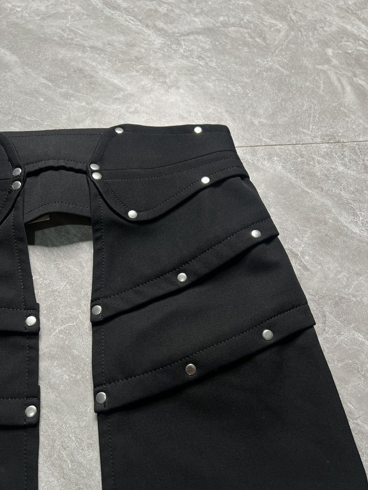 Comme des Garcons Homme Plus CDGHP A/W 16 armor of peace Wool Chaps Size ONE SIZE - 4 Thumbnail