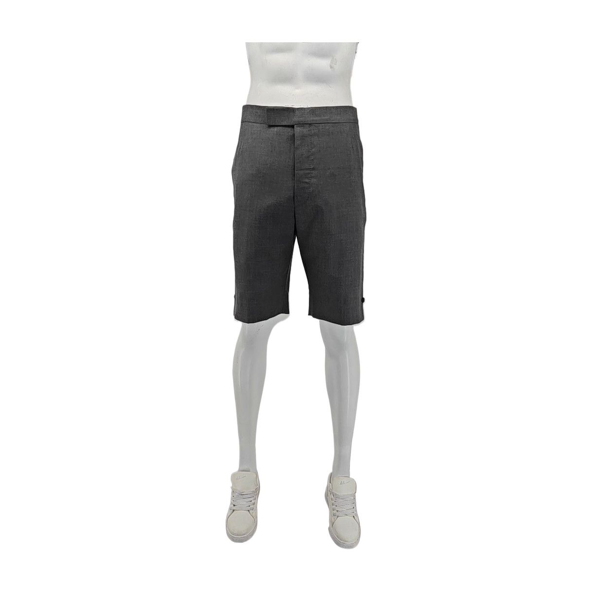 Thom Browne Thom Browne Grey Wool Shorts Size 32 Size US 32 / EU 48 - 1 Thumbnail
