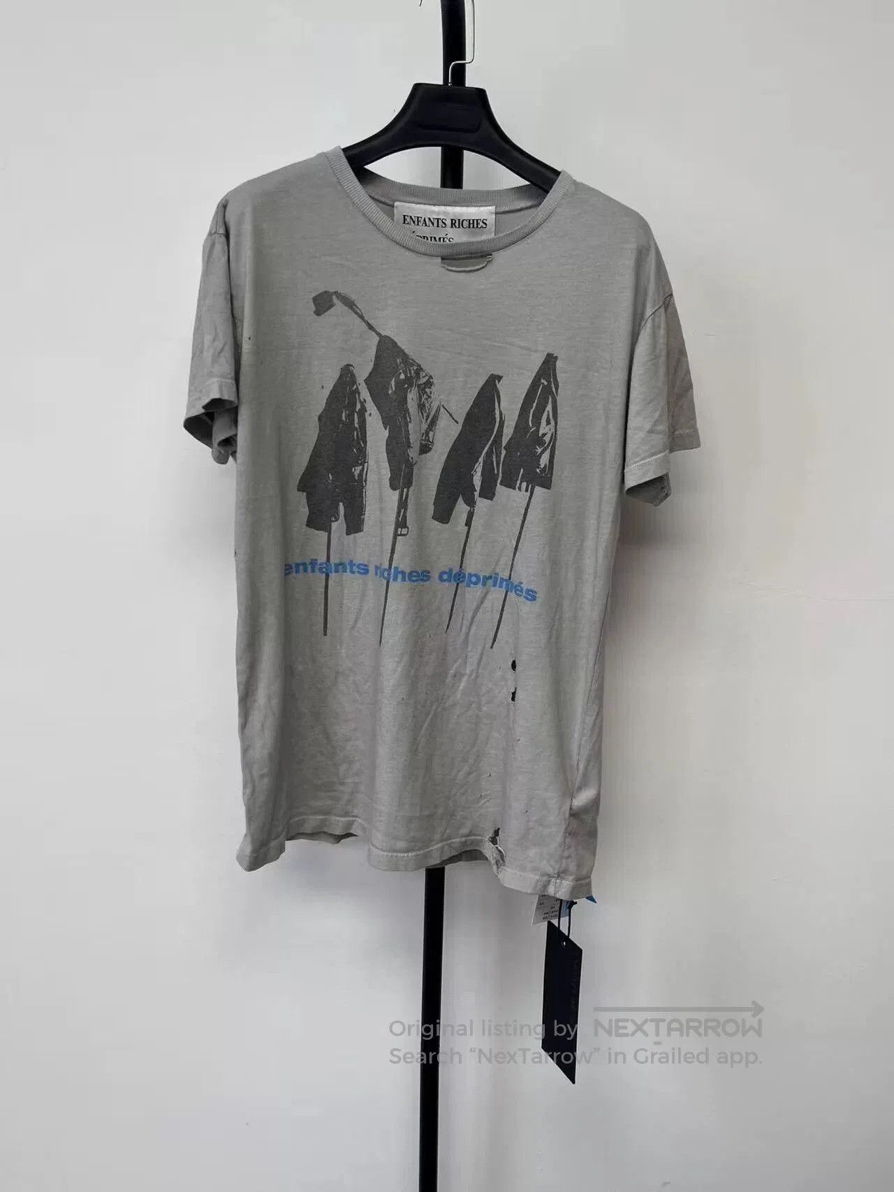 Enfants Riches Deprimes Enfants Riches Deprimes Gray Short Sleeve T. Size US M / EU 48-50 / 2 - 1 Thumbnail
