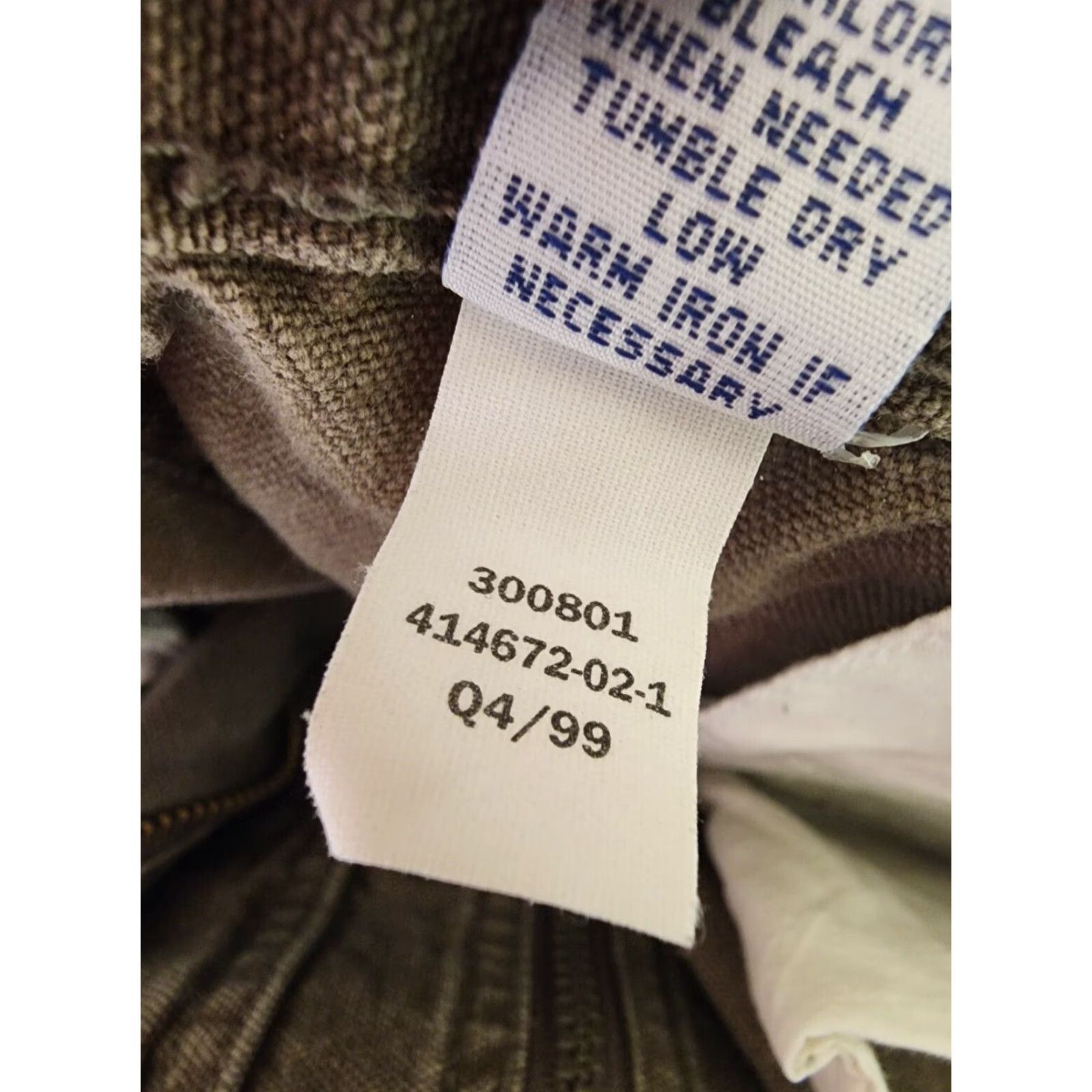 Old Navy VINTAGE Old Navy Pants Cargo Army Green 42 Mens Casual 42 Regular Inseam 30" Belted Baggy Y2K Size US 42 / EU 58 - 5 Thumbnail