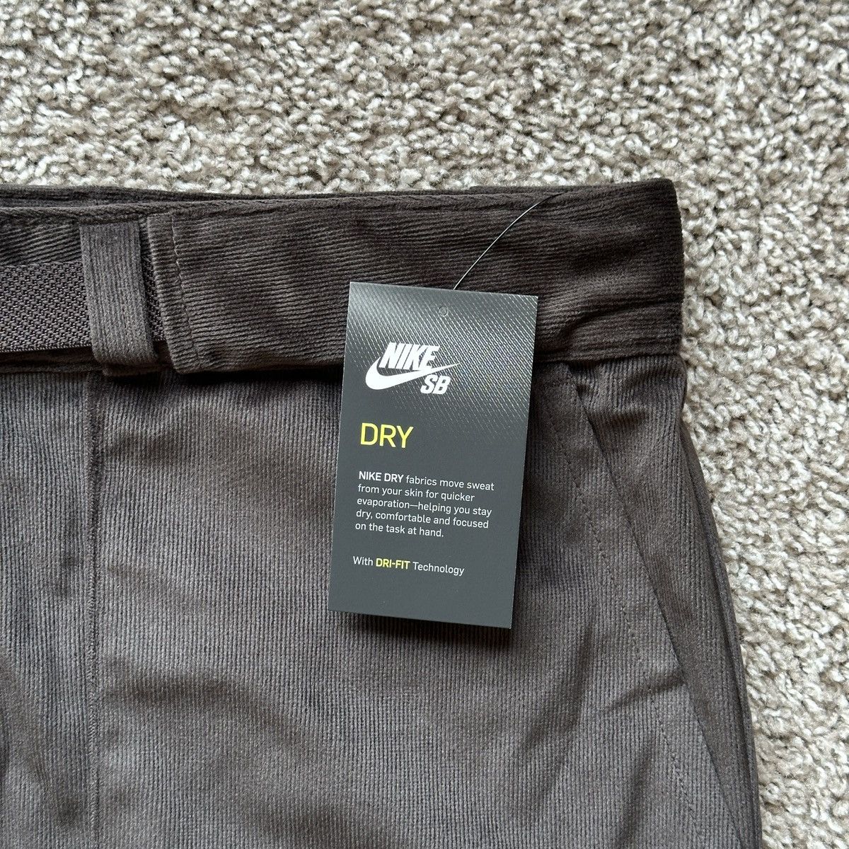 Nike SB NIKE SB DRI FIT VELVET CORDUROY SKATEBOARDING SHORTS LARGE Size US 36 / EU 52 - 3 Thumbnail
