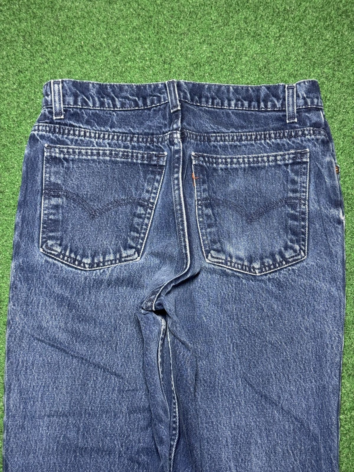 Levi's Vintage Clothing Levis Relaxed Fit Tapered 90s 12 Orange Tab 30x27 Jeans Size 30" / US 8 / IT 44 - 2 Thumbnail
