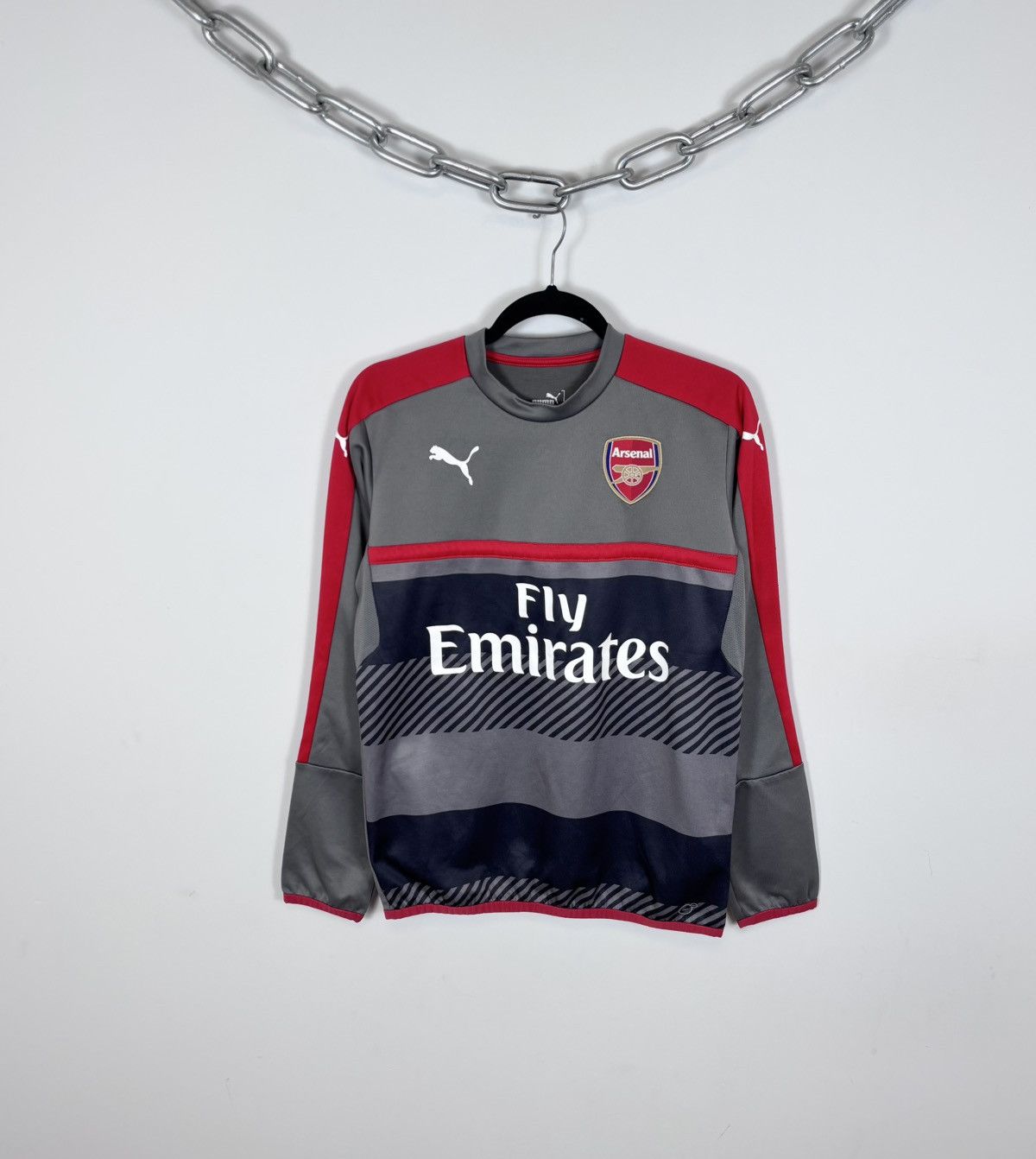 Puma Puma Arsenal FC 2016/2017 Training Long Sleeve Jersey Shirt Size US S / EU 44-46 / 1 - 1 Thumbnail