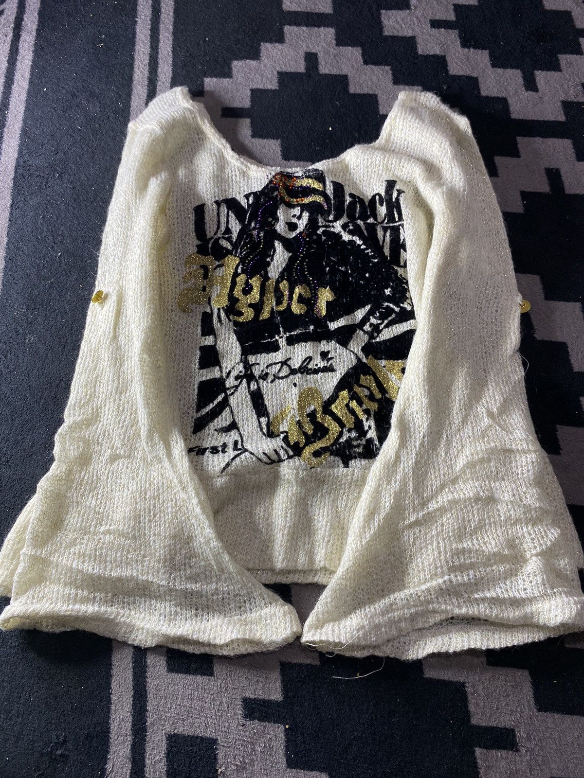Hysteric Glamour × If Six Was Nine × Japanese Brand Japanese Hysteric glamour style mohair knit y2k Size US S / EU 44-46 / 1 - 2 Thumbnail