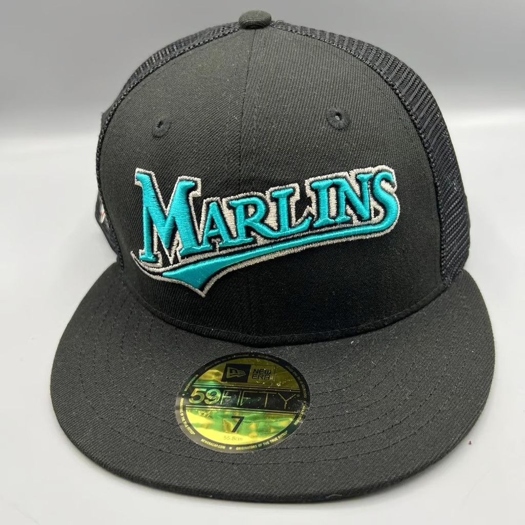 New Era Seattle Mariners Trucker Hat Men 7 59Fifty New Era Fitted Size ONE SIZE - 2 Thumbnail