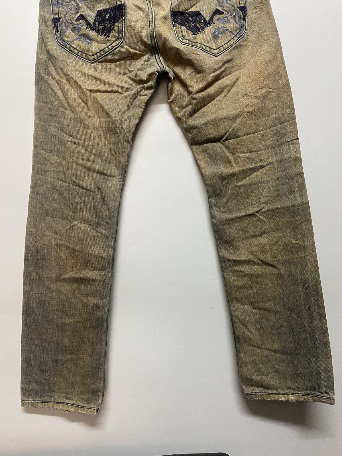 Japanese Brand × Vintage Diesel Thanaz Rare Authentic 00720 Dragon Denim Skinny Jeans Size US 30 / EU 46 - 6 Thumbnail
