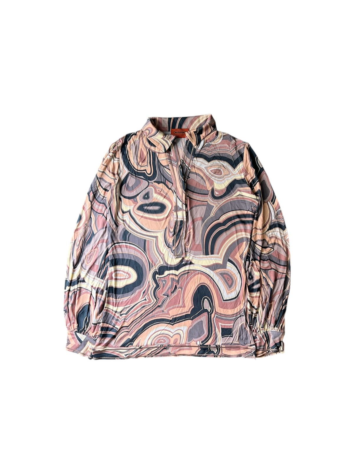 Missoni Missoni Patterned Blouse Vintage Size M / US 6-8 / IT 42-44 - 1 Thumbnail