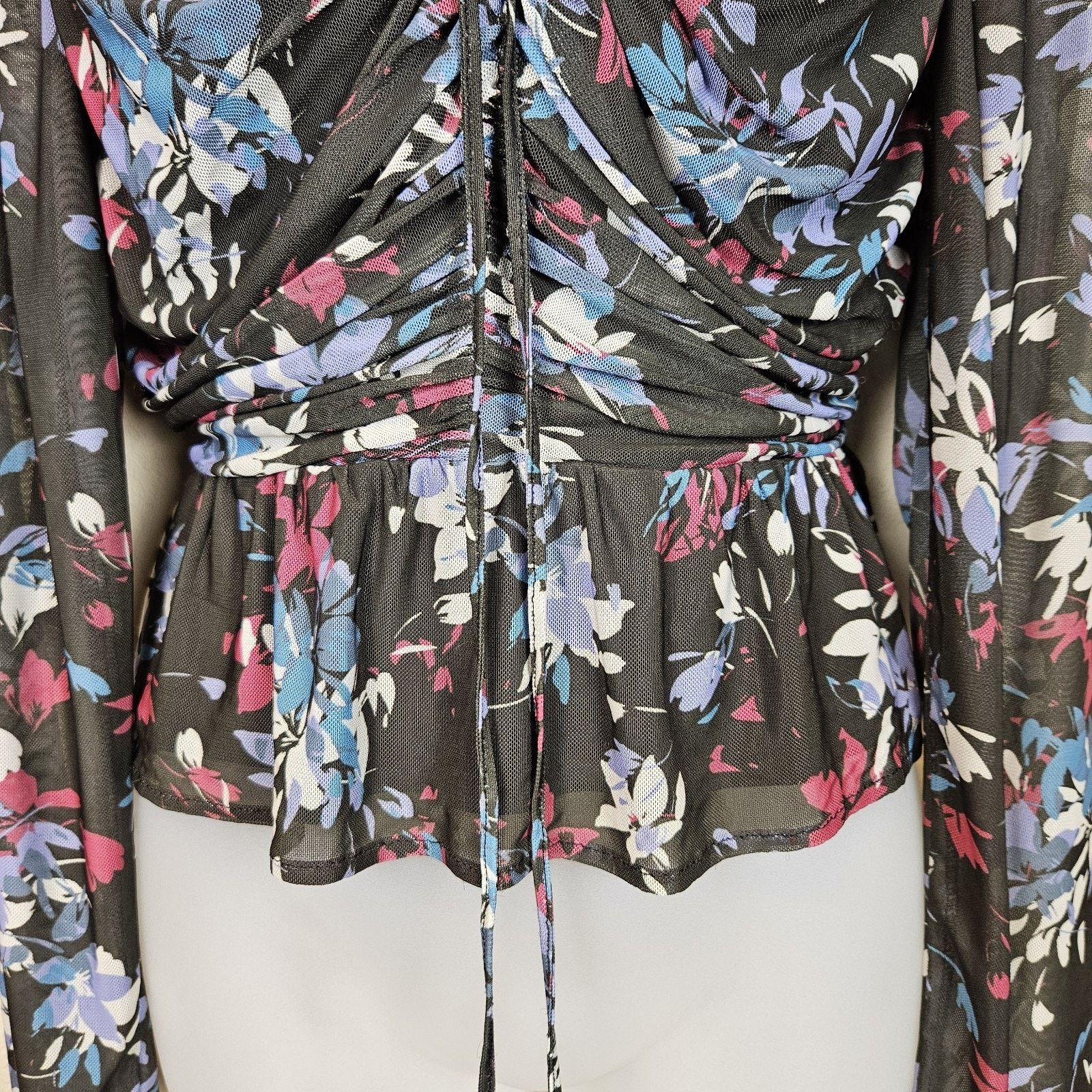 Other Peter Som Designer Blouse Smocked Whimsigoth Fairy Size XXL / US 16-18 / IT 52-54 - 5 Thumbnail