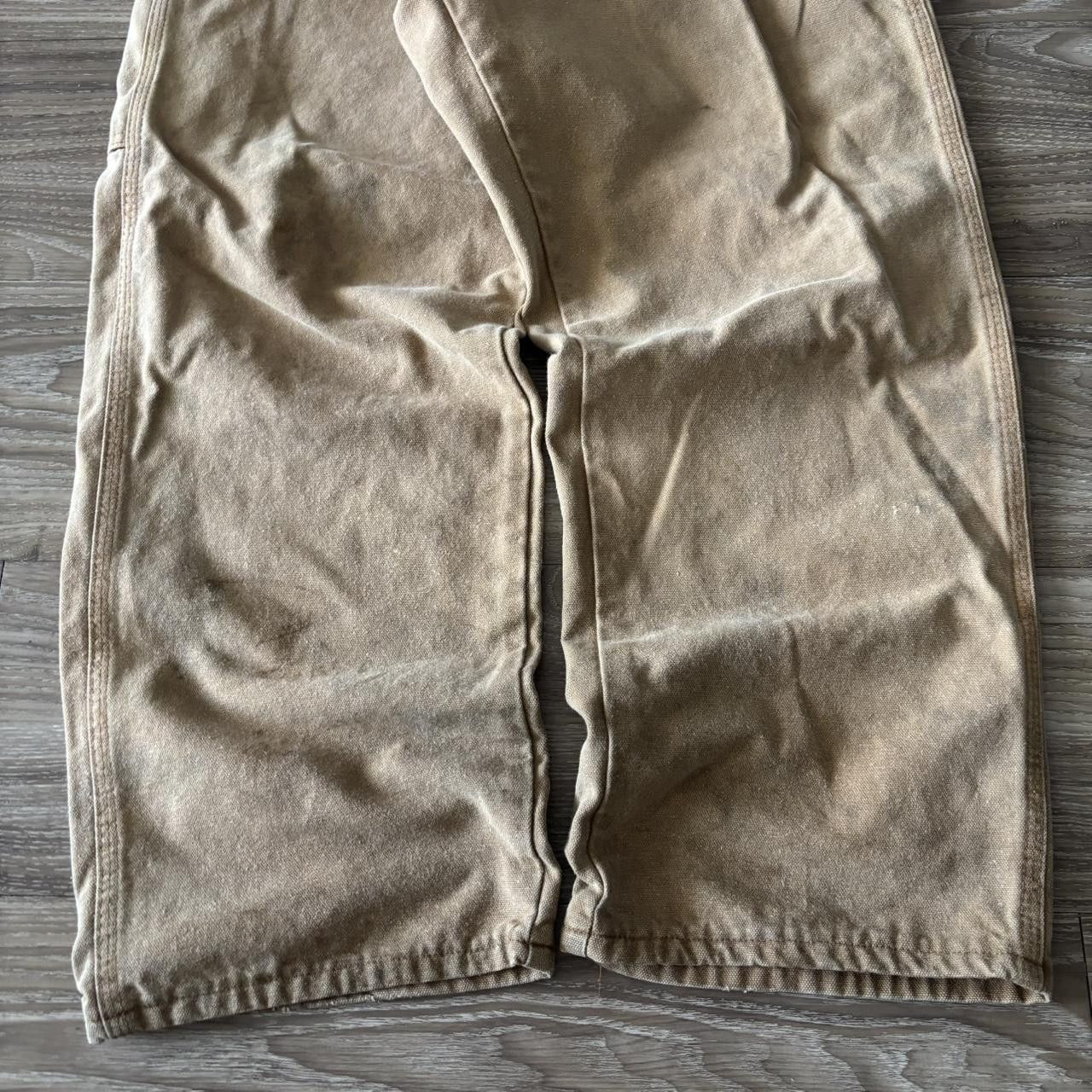 Dickies Crazy Vintage Y2K/2000s Baggy Khaki Dickies Workwear Skater Carpenter Pants! 38x30 Size US 38 / EU 54 - 6 Thumbnail