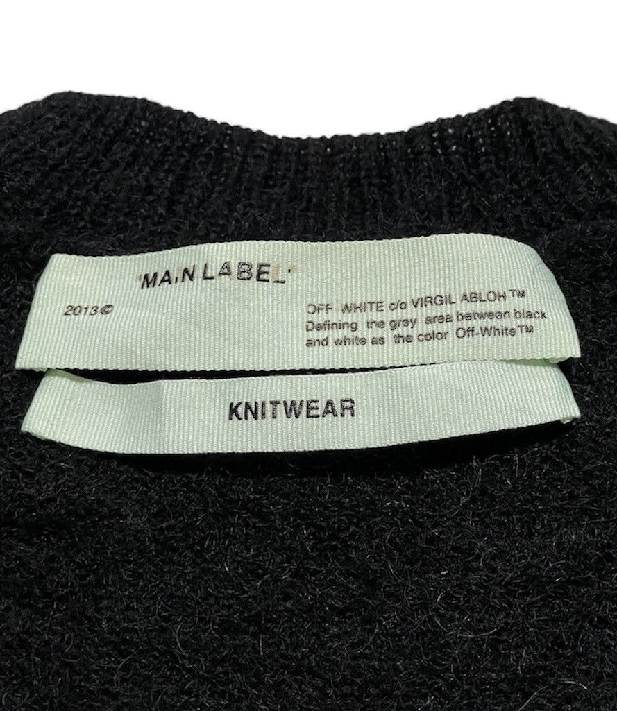 Off-White FW18 Off-White Mohair Knitwear Stretchable Sweater Size US XS / EU 42 / 0 - 4 Thumbnail