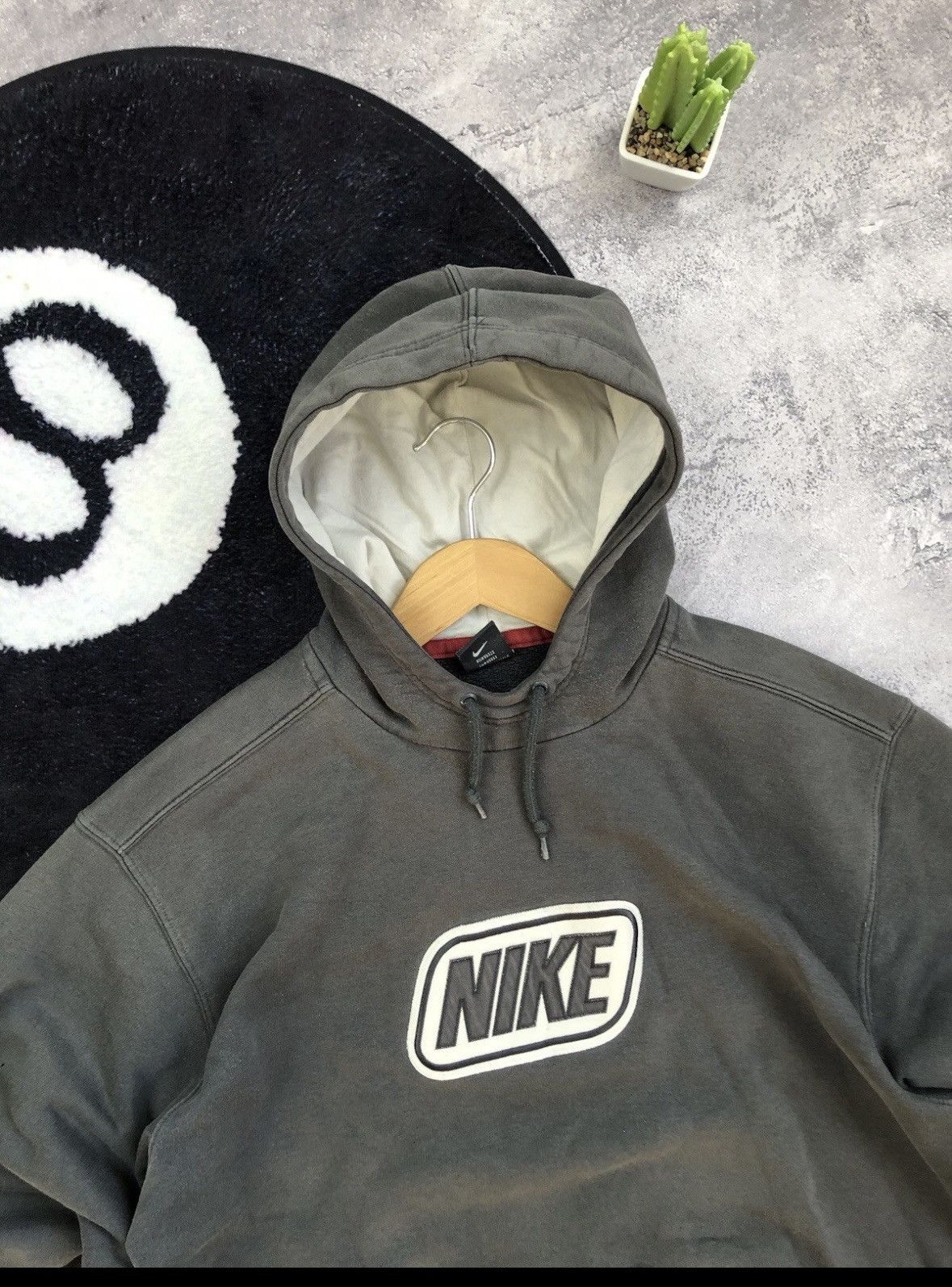 Nike NIKE Vintage Big Logo Hoodie Streetwear Hype Rare Casual Size US L / EU 52-54 / 3 - 4 Thumbnail
