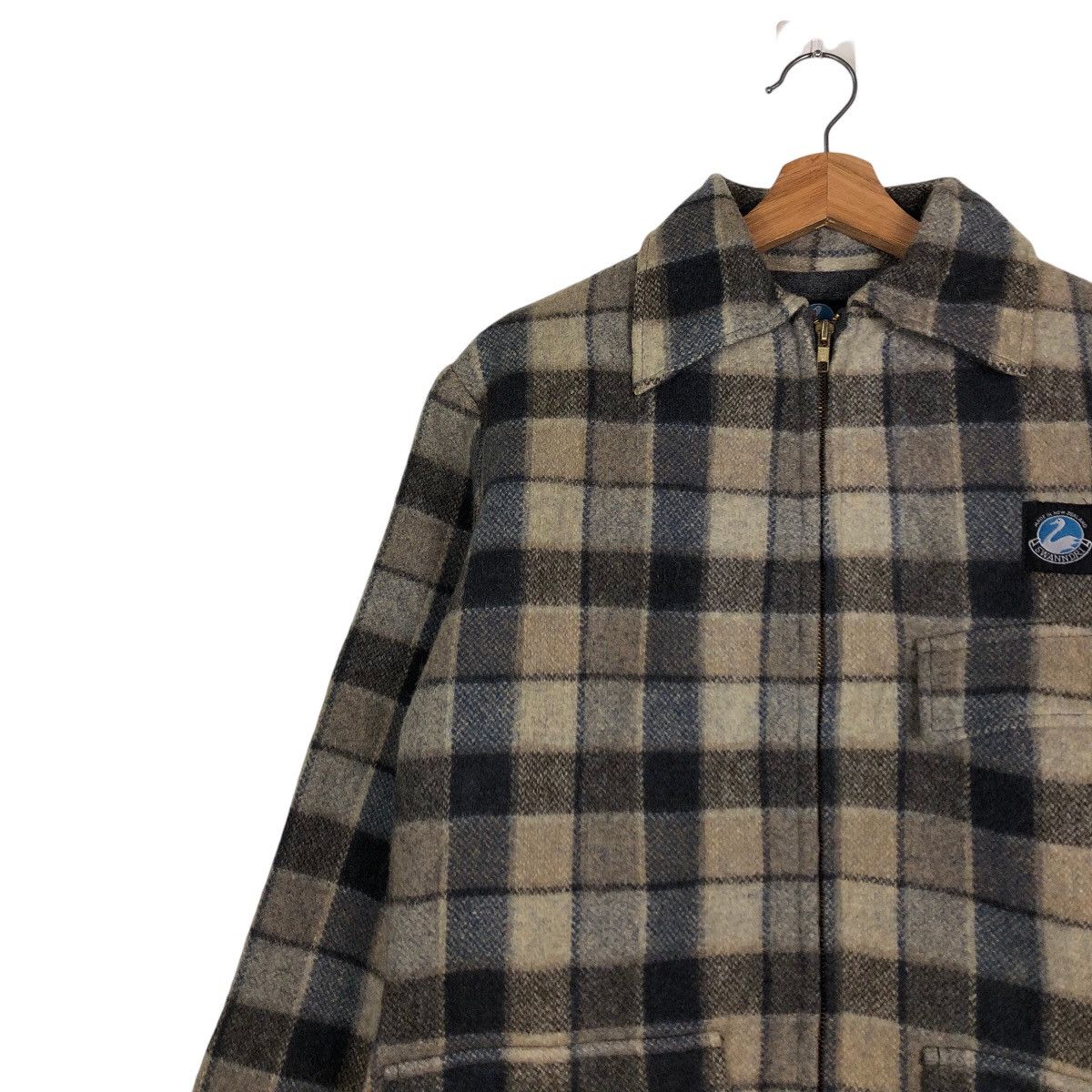Japanese Brand 🔥Vintage 80s Chore Wool Jacket Swanndr1 Made in New Zealand Size US M / EU 48-50 / 2 - 7 Thumbnail