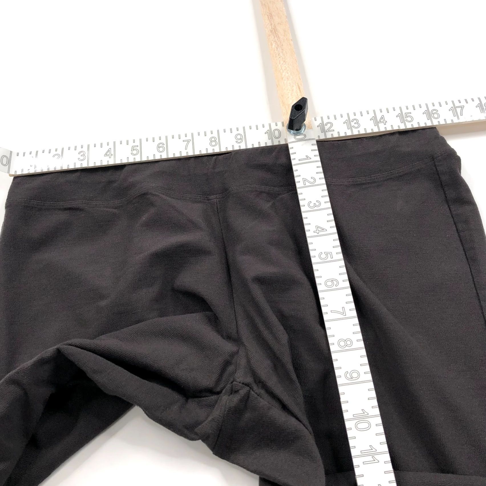 Eileen Fisher Eileen Fisher Crepe Pull On Medium Gray Pants Mid Rise Viscose Nylon Lycra 32W 26L 26 Inseam Regular Front Flat Pockets Women's Pants Shirt? Size 32" / US 10 / IT 46 - 6 Thumbnail