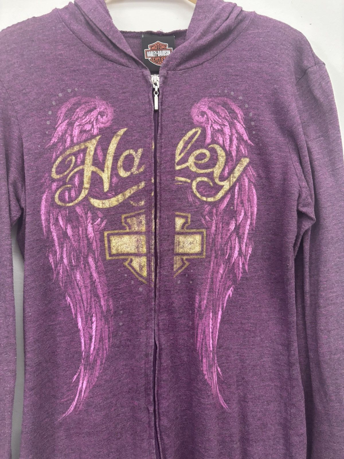 Harley Davidson Harley Davidson purple ultra thin zip up Size M / US 6-8 / IT 42-44 - 4 Thumbnail
